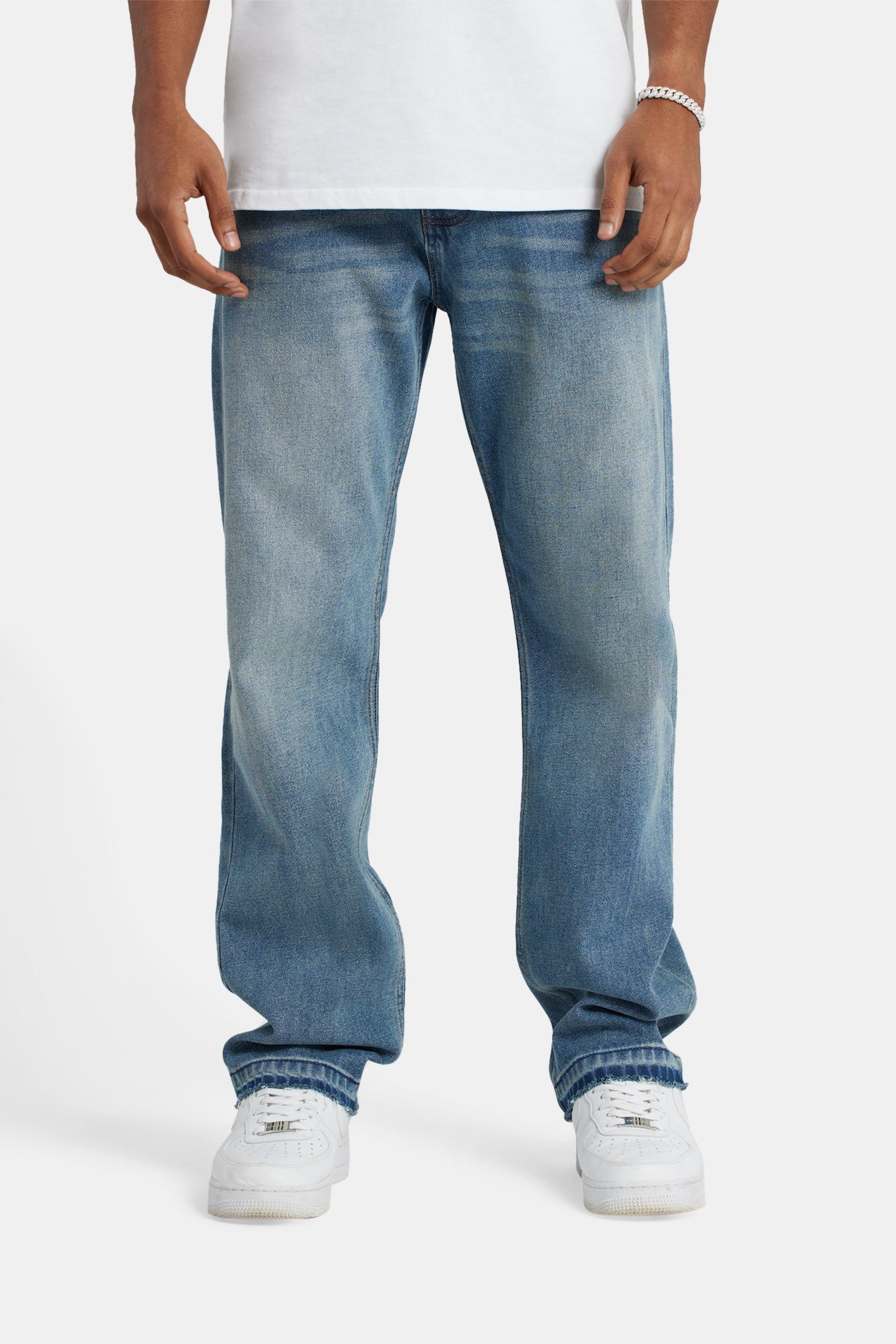 Relaxed Fit Jeans – Vintage-Waschung
